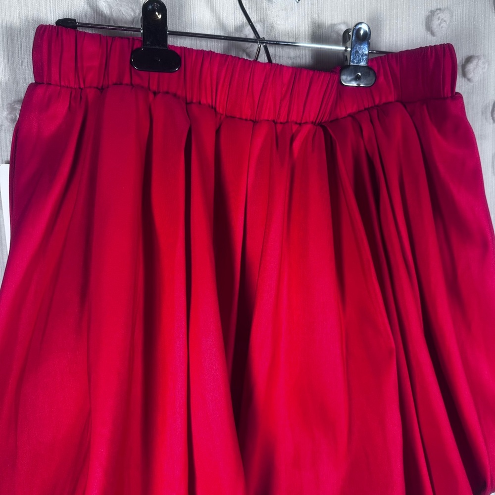 NWT A New Day Women's Red Bubble Mini Skirt Size Medium - Picture 6 of 7